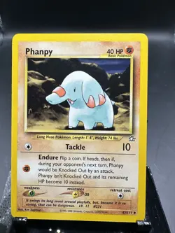 Phanpy 43/111 Neo Genesis Set Unlimited Pokemon Card - Lp - Image 1