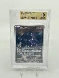BGS 10 GOLD Pokemon Card 151 Japanese Mewtwo Art Rare 183/165 AR - Image 1