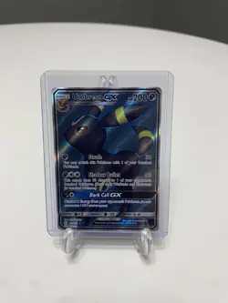 Pokemon Umbreon GX TCG Full Art Ultra Rare Holo Card 142/149 Sun & Moon Base Set - Image 1