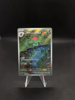 Ivysaur 167/165 SV 151 Illustration Scarlet Violet Holo Card - Pokemon TCG - Image 1