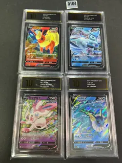 4pcs .Eevee .Pokemon Card chinese NM Pyxis10 - Image 1