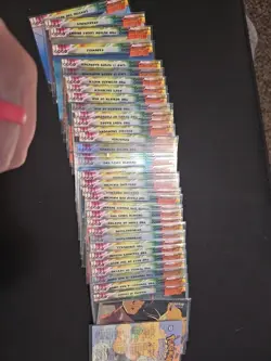 Pokemon Topps All BLUE Topps 200 Different Cards - Image 1