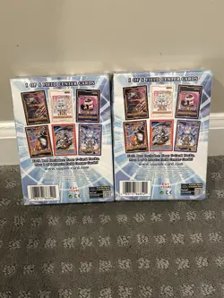 2 BOXES Yu-Gi-Oh! Justice Hunters Box 4 PK with 1 Field Center Card 1st Edition - Image 2
