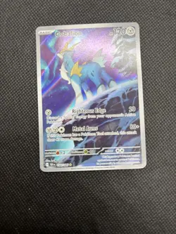 Pokemon TCG Cobalion SV: Black Bolt 124/086 rare holo card stock NM - Image 3