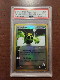 PSA 9 8 7 Team Magma Vs Aqua Reverse Holo Pokemon Card Lot Of 8 Unc/C E-Reader - Image 3