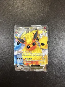 Flareon EX RC28/RC32 Generations, Radiant Collection 2016 Holo Pokemon Card HP - Image 1