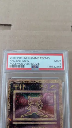 Ancient Mew PSA 9 Mint Pokemon TCG Card 2000 Movie Promo - Image 2