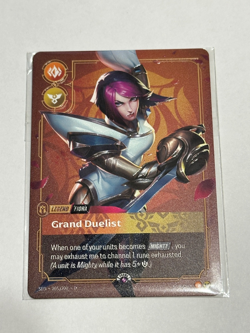 Riftbound METAL Card – Fiora Grand Duelist Prize Wall Exclusive - Image 1