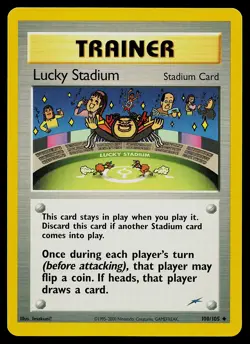 Pokemon Card - Lucky Stadium Neo Destiny 100/105 Uncommon - Image 1
