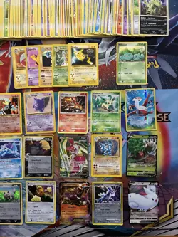 Vintage & Modern Pokemon Card Lot Holo Etc MP-Damaged Tyranitar Gengar 560+ - Image 2