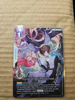 ENGLISH Gundam Card Game Awakened Potential GD03-118 R+ Alt Art Foil - Image 1
