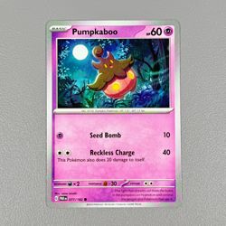 Pokemon TCG Card - Pumpkaboo 77/182 Common | 2023 Paradox Rift | NM/Mint - Image 2