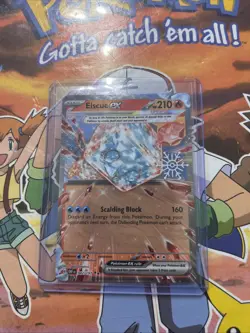Pokemon TCG Eiscue EX Sv03: Obsidian Flames Holo Double Rare Card 42/197 Stamped - Image 1