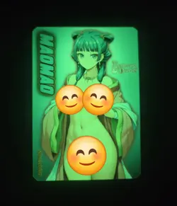 MaoMao Custom Glow In The Dark Waifu Card Fan Art - Image 2