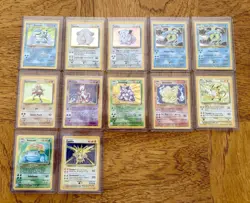WOTC Pokemon Base Set NM- 317 Card Lot• Actual Cards Shown-Some Shadowless - Image 1
