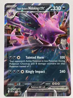 #217 Team Rocket's Nidoking ex SV: Scarlet & Violet Promo Cards Promo,Holo - Image 1