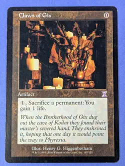 MTG Magic: Time Spiral Timeshifted: Claws of Gix #107/121 Special - MP - Image 1