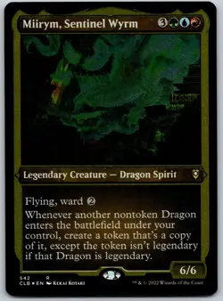 Miirym, Sentinel Wyrm (Foil Etched) Foil R Battle for Baldur's Gate 542 NM - Image 1