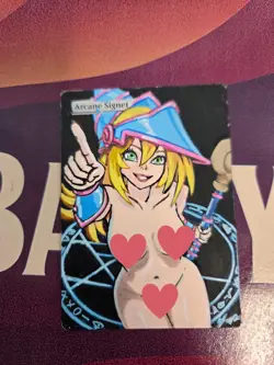 MTG Arcane Signet Dark Magician Yu-Gi-Oh! Waifu Alter by BAZAYO 18+ - Image 1