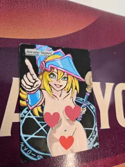 MTG Arcane Signet Dark Magician Yu-Gi-Oh! Waifu Alter by BAZAYO 18+ - Image 2