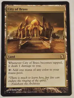 City of Brass - Modern Masters - Near Mint - MTG - Image 1