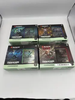 Magic The Gathering Duskmourn House of Horror Commander Deck Set of 4 New Sealed - Image 1