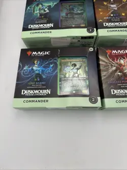 Magic The Gathering Duskmourn House of Horror Commander Deck Set of 4 New Sealed - Image 2