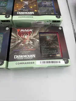 Magic The Gathering Duskmourn House of Horror Commander Deck Set of 4 New Sealed - Image 3
