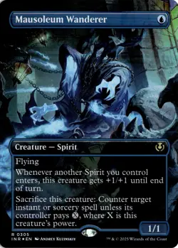 Mausoleum Wanderer (Borderless) FOIL 305 INR Innistrad Remastered NM - Image 1