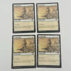 4x MTG Ancient Den 148 NM Commander: Edge of Eternities White Artifact Land - Image 2