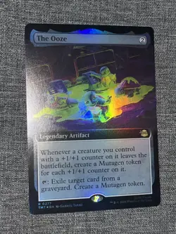 Magic the Gathering - The Ooze Extended Art - #0277 - RARE - TMNT - NM/M Foil - Image 1