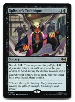 Splinter's Technique #80 Teenage Mutant Ninja Turtles Foil - Image 1