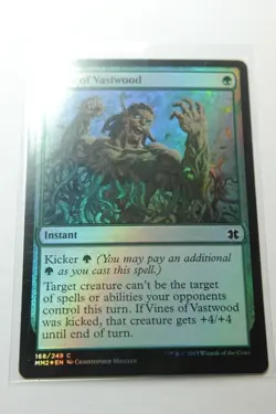 MTG Vines of Vastwood x1-Foil -Modern Masters 2015-Lightly Played - Image 1