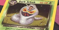 2000 Pokemon Team Rocket Dark Arbok Holo Mint No.2 - Image 2