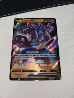 Pokemon Card Lucario V 27/73 Champions Path Ultra Rare Holo English TCG - Image 1