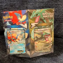 Pokemon TCG Battle Arena Decks Keldeo vs Rayquaza 2016 English 120 Cards - Image 1