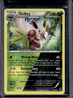 2016 Pokemon XY Steam Siege Shiftry Reverse Holo #11/114 - Image 1