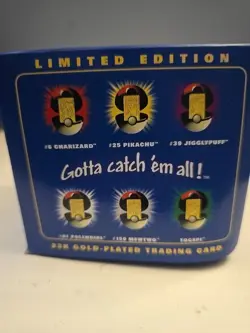 SEALED Pokemon 23K Gold Plated Trading Card New Pokeball TOGEPI Burger King - Image 5