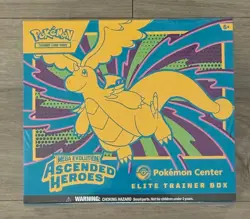 Pokemon Center Exclusive Mega Evolution Ascended Heroes Elite Trainer Box SEALED - Image 1