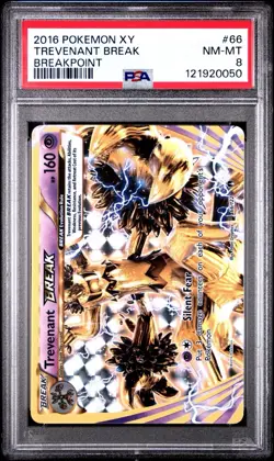 PSA 8 Trevenant BREAK 66/108 – 2016 Pokemon XY Evolutions - Image 1