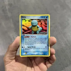 Pokemon Ditto Ex Delta Species 64/113 Reverse Holo Stamped Rare TCG Squirtle - Image 2