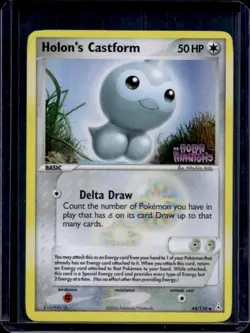 2006 Pokemon EX Holon Phantoms Holon's Castform Reverse Holo #44/110 - Image 1