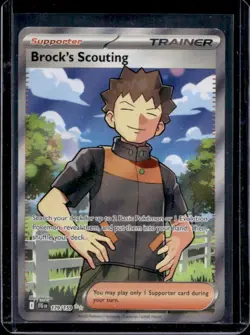 2025 Pokemon Journey Together Brock's Scouting #179/159 - Image 1