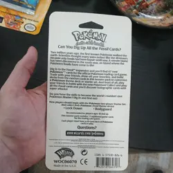 Pokemon Fossil Booster Blister Pack Zapdos Artwork 1999 WOTC Factory Sealed - Image 4