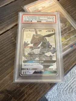 2018 Pokemon Sun & Moon Celestial Storm Rayquaza GX Full Art FA #177a PSA 10 Gem - Image 4