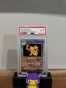 2002 Pokemon Legendary Collection Kadabra Reverse Holo #49/110 PSA 8 - Image 1