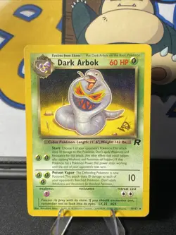 Pokemon TCG Dark Arbok [W Stamped] 19/82 Wotc Promo Regular Vintage 2000 MP - Image 5