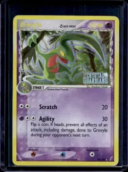 2006 Pokemon EX Crystal Guardians Grovyle Delta Species Reverse Holo #19/100 - Image 1