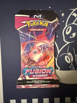 Pokemon TCG Fusion Strike Factory Sealed Sleeved Booster Pack - Image 1