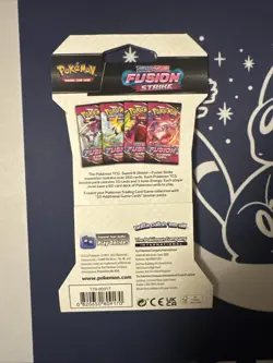 Pokemon TCG Fusion Strike Factory Sealed Sleeved Booster Pack - Image 2